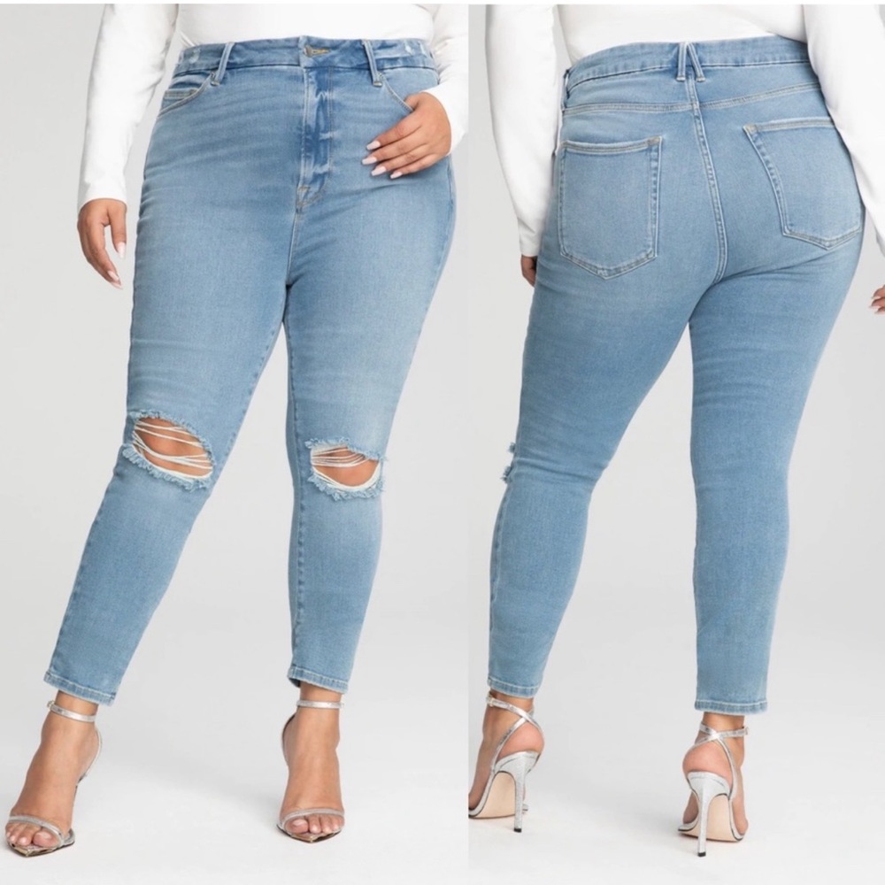 Good American Good Legs Crop Women’s Jeans NWT Size 14